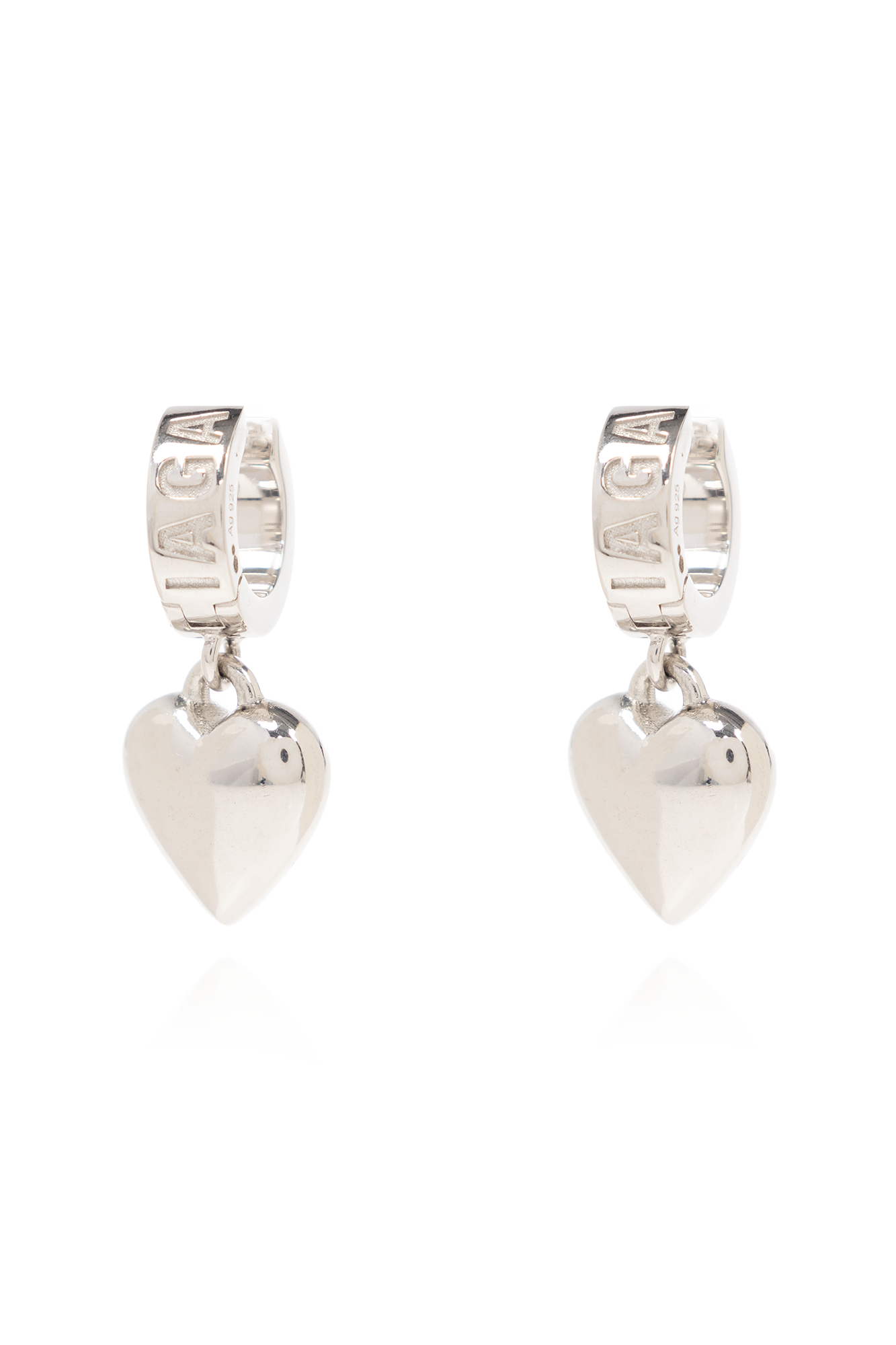 Balenciaga heart clearance earrings